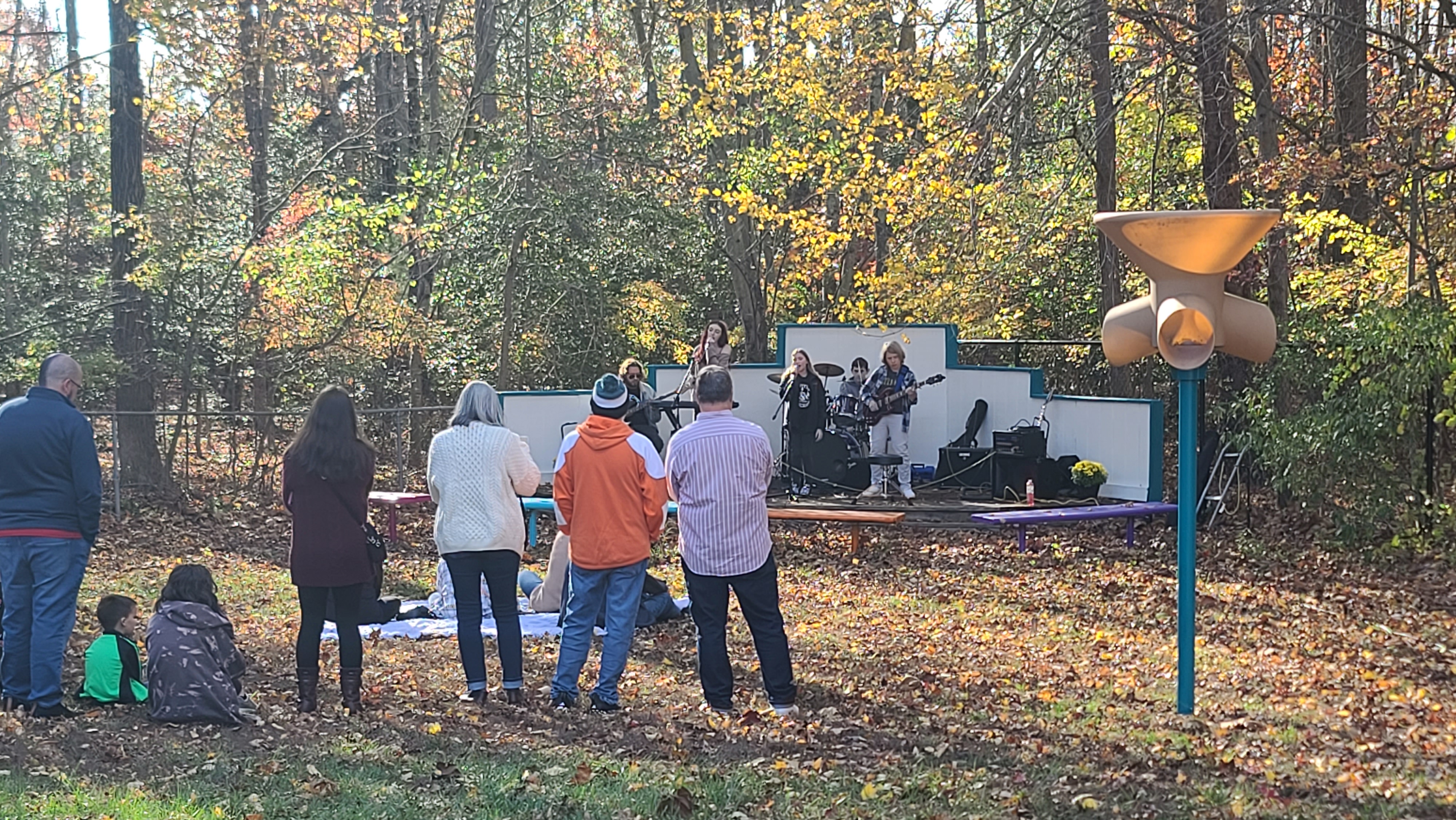 Community gathering at Mariella Montessori